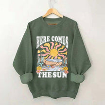 Here Comes The Sun Retro Desert Sweatshirt