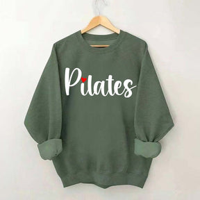 Pilates Red Heart Sweatshirt
