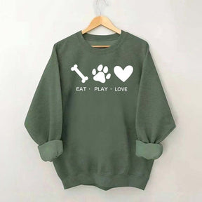 Eat Play Love Dog Sweatshirt