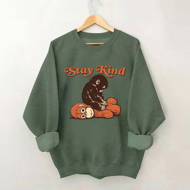 Punch Monkey Stay Kind Sweatshirt