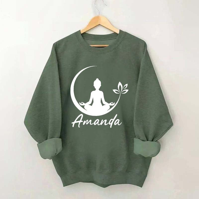 Personalized Yoga Name Sweatshirt