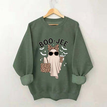 Boo-Jee Ghost Leopard Sweatshirt