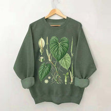Philodendron Vintage Plant Anatomy Sweatshirt