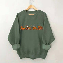 Cute Wiener Dog Turkey Costume Halloween Sweatshirt