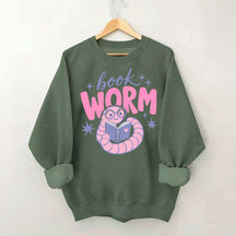 Book Worm Trendy Reading Sweatshirt
