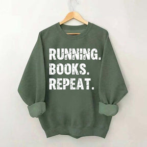 Running Books Repeat Sweatshirt