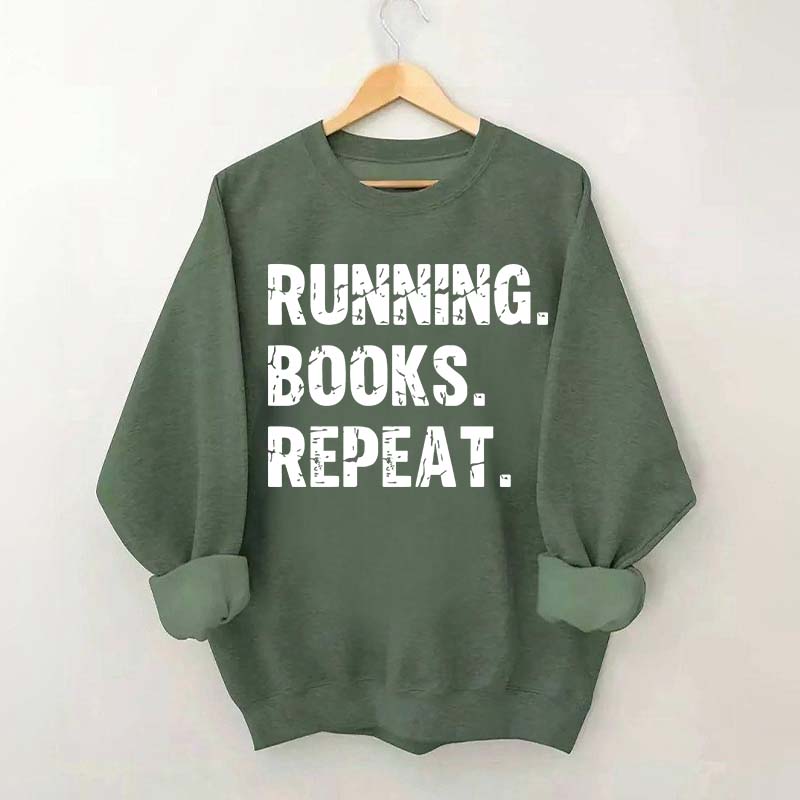 Running Books Repeat Sweatshirt