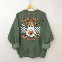 Funny No Diggity Bout To Bag It Up Sweatshirt
