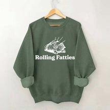 Cute Rolling Fatties Cat Sweatshirt