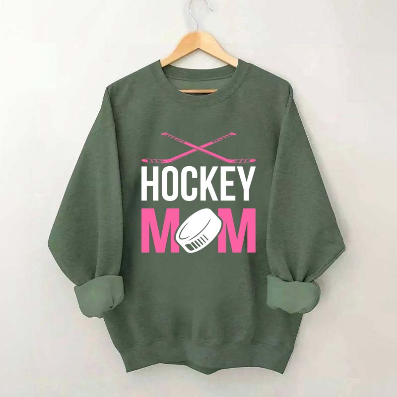Hockey Mom Pink Sweatshirt