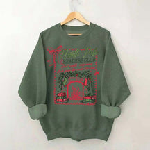 North Pole Readers Club Coquette Christmas Book Sweatshirt