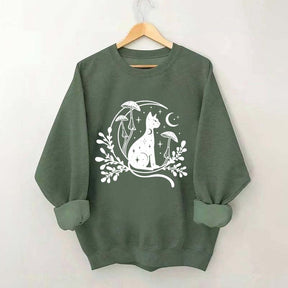 Celestial Cat Spiritual Sweatshirt