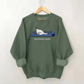 Silly Goose Yoga Savasana Mode Sweatshirt