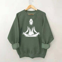 Yoga Pose Forest Sweatshirt