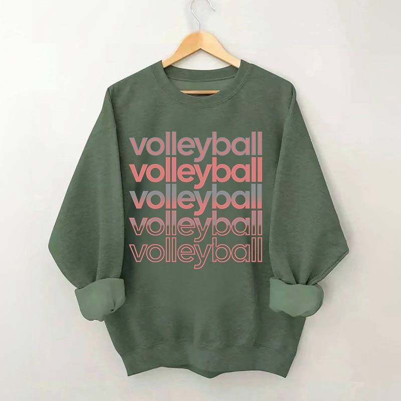 Cute Volleyball Retro Sweatshirt