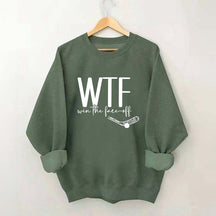 WTF Win Face-Off Hockey Sweatshirt