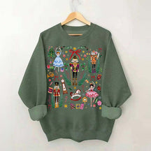 Vintage Christmas Nutcracker Holiday Sweatshirt