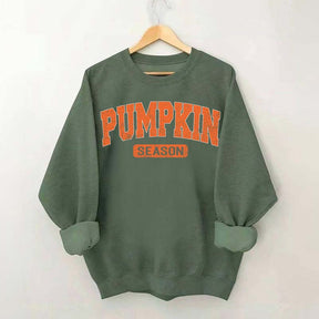 Retro Autumn Pumpkin Season Sweatshirt