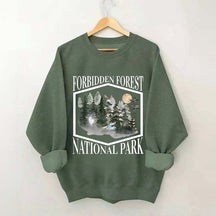 Retro Funny Forbidden Forest National Park Wizarding World Sweatshirt