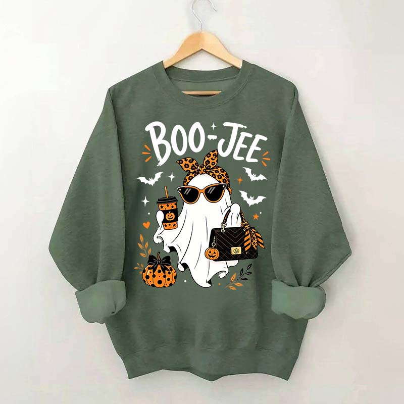 Coquette Ghost Leopard Cute Sweatshirt