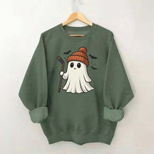 Fun Hockey Halloween Cute Ghost Sweatshirt