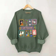 Funny Art Teacher Sweatshirt