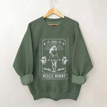 Tarot Card Muscle Mommy Pump Cover Gym Sweatshirt