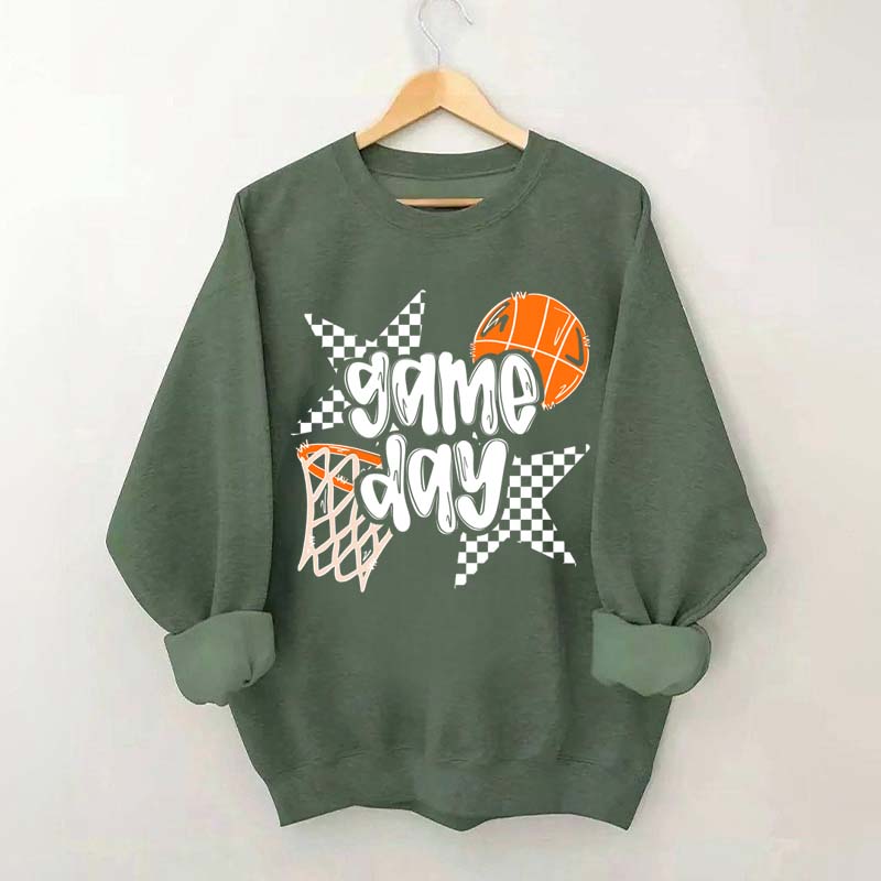 Game Day Basketball Go Team Sweatshirt