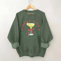 Christmas Margarita Xmas Cocktail Sweatshirt