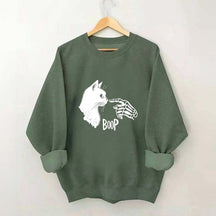 Cat Halloween Boop Sweatshirt