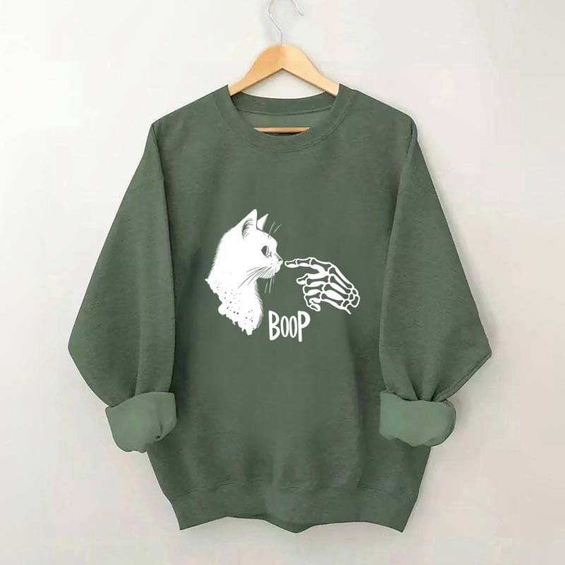 Cat Halloween Boop Sweatshirt