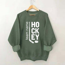 Personalized Hockey Mom Team Name Sweatshirt