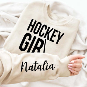 Custom Hockey Girl Sweatshirt