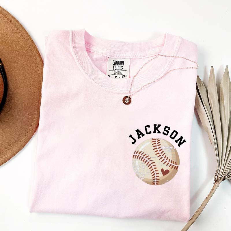 Custom Baseball Tball Mom T-Shirt