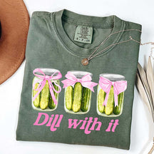 Funny Dill With It Pickle T-Shirt