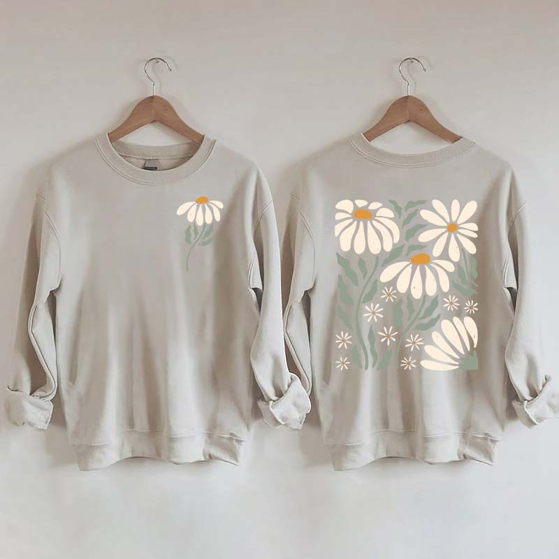 Comfort Colors Boho Daisy Sweatshirt