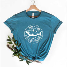 Just A Girl Who Loves Sharks T-Shirt
