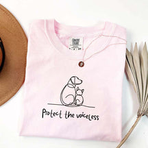 Protect Animals Dog Cat Lover T-Shirt