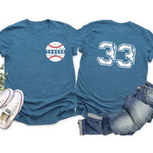 Personalized baseball Number & Name T-Shirt