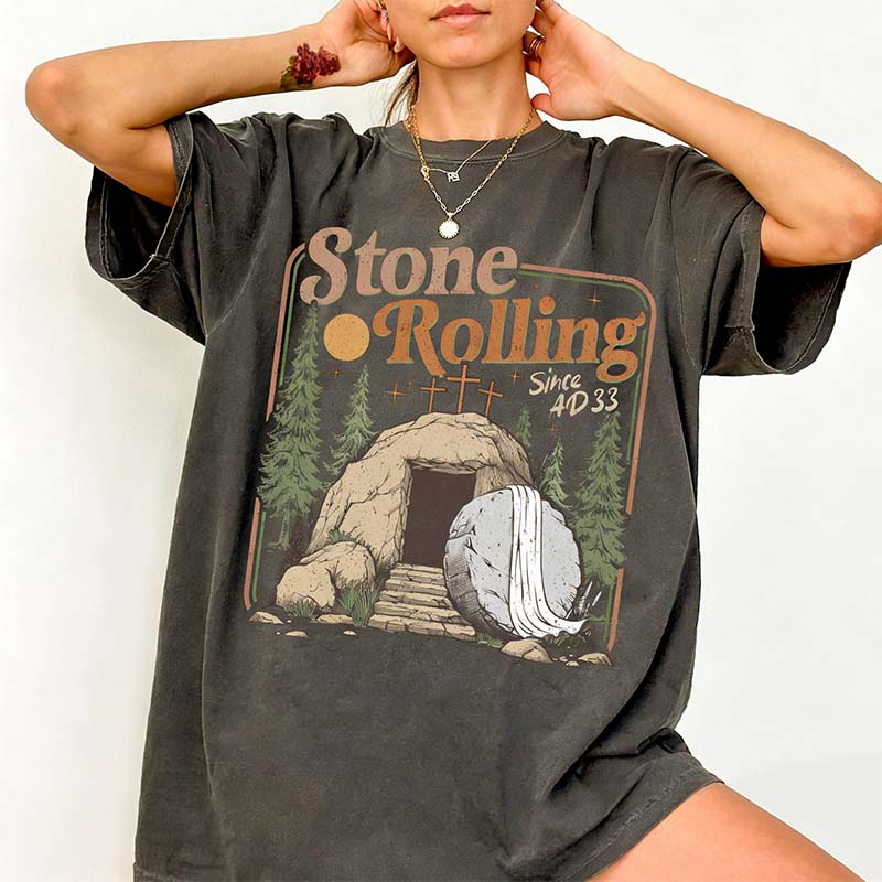 Trendy Stones Easter Rolling T-Shirt