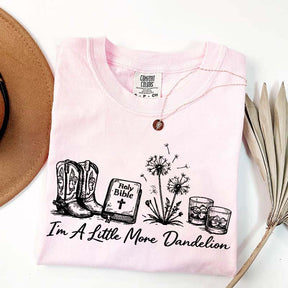 Dandelion Comfort Colors Graphic Western T-Shirt
