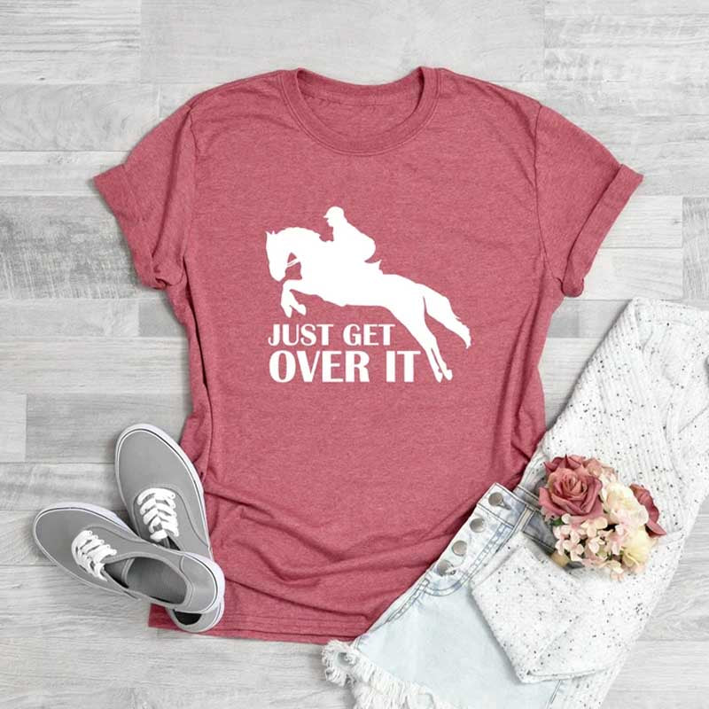 Just Get Over Horseback Riding T-Shirt