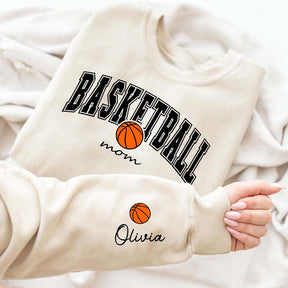 Custom Basketball Mom Cute Sweatshirt
