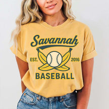 Retro Savannah Baseball T-Shirt