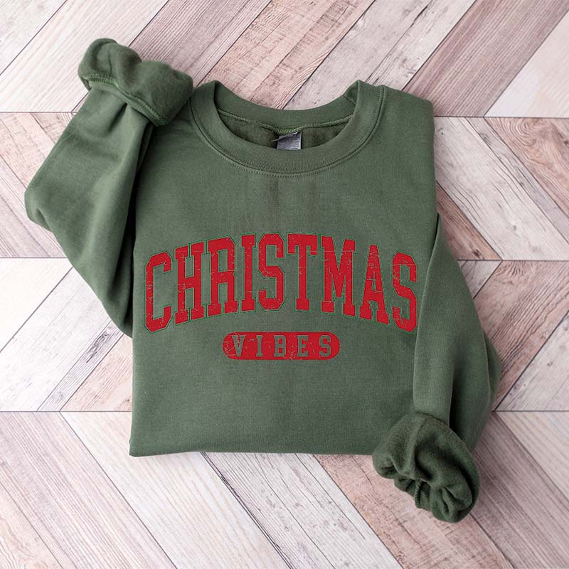 Retro Christmas Vibes Gift Sweatshirt