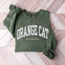Orange Cat Mom Sweatshirt