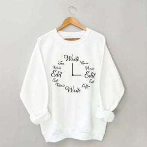 Writer Clock Swatshirt