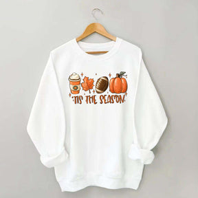 Tis The Season Coffee Football Sweatshirt