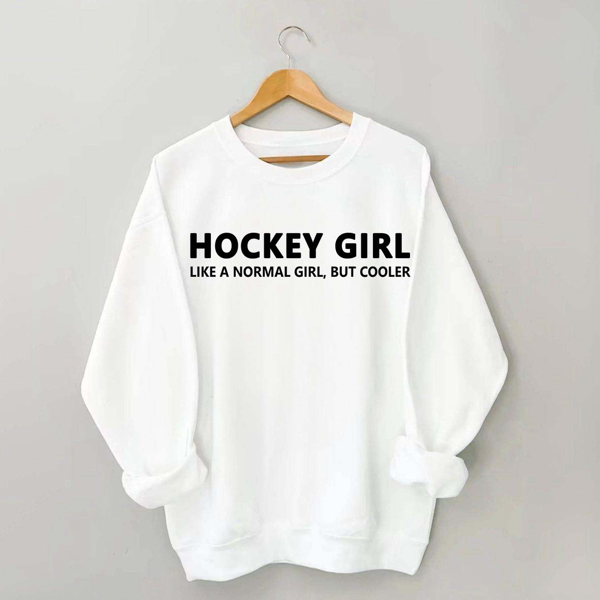 Ice Hockey Daughter Girl Sweatshirt