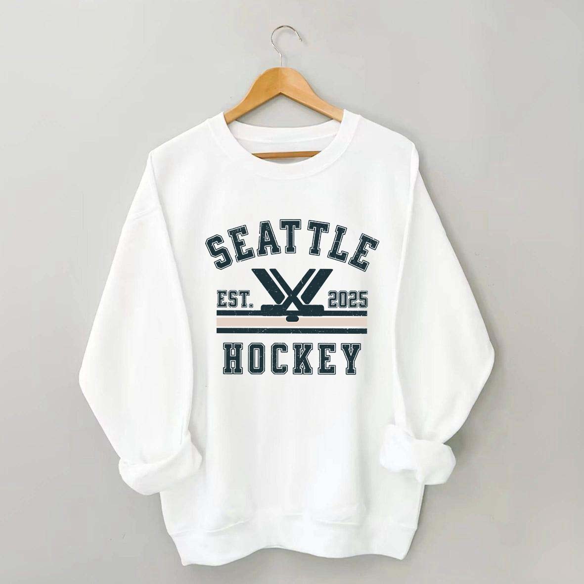 Retro Seattle Hockey Sweatshirt